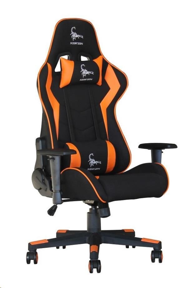 GEMBIRD Gaming chair / herní křeslo SCORPION 04, černá ...