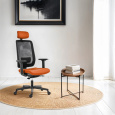 Powerton Kancelárske ergonomické kreslo Lucie, Oranžové