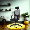 Powerton Kancelárske ergonomické kreslo Marie, Čierne