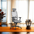 Powerton Kancelárske ergonomické kreslo Marie, Šedé