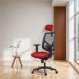 Powerton Kancelárske ergonomické kreslo Tina, Červené