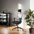 Powerton Kancelárske ergonomické kreslo Tina, Čierne