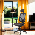 Powerton Kancelárske ergonomické kreslo Tina, Šedé