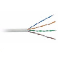 BAZAR - UTP kabel LYNX, Cat5E, drát, PVC, Dca, šedý, 100m - POŠKOZENÝ OBAL