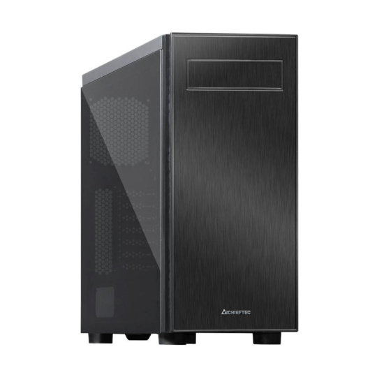 BAZAR - CHIEFTEC skříň HAWK, ATX, 2xUSB 3.0, 1x USB 2.0, Prosklená bočnice, černá - Rozbaleno (Bez příšlušenství)
