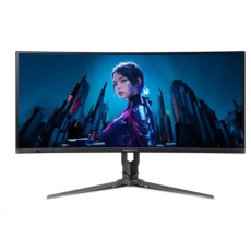 ACER LCD Predator Predator X34X5bmiiphuzx,34" QD-OLED,3440x1440,250nits,0.01ms,HDMI,DP,Audio,Repro,Curved 1800R,Black ACER LCD Predator Predator X34X5bmiiphuzx,34" QD-OLED,3440x1440,250nits,0.01ms,HDMI,DP,Audio,Repro,Curved 1800R,Black