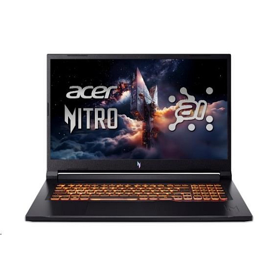 ACER NTB Nitro V 17 AI (ANV17-41-R70P),Ryzen 7 260,17.3"QHD,32GB,1TB SSD,RTX 5060,Linux,Black