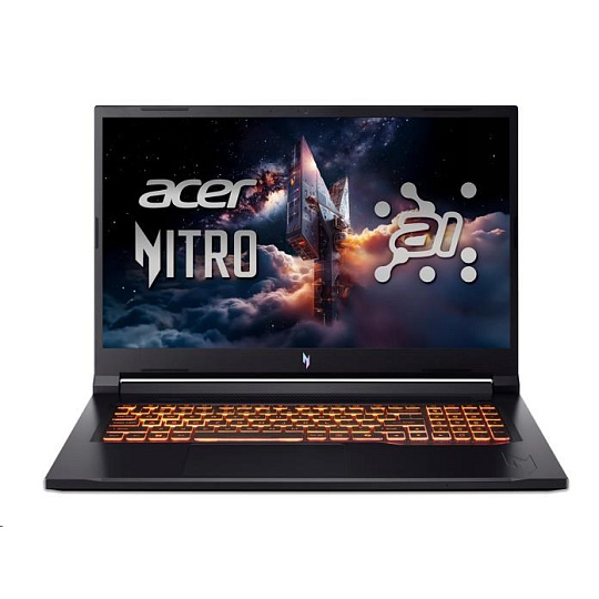 ACER NTB Nitro V 17 AI (ANV17-41-R863),Ryzen 7 260,17.3"FHD,16GB,1TB SSD,RTX 5050,Linux,Black