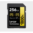 Lexar SDXC Pro 1800x U3 UHS-II R280/W210 (V60) 256GB