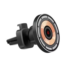 1stCOOL bezdrátová QI nabíječka 15W, do auta, MagSafe, USB-C, černá