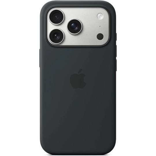 Apple iPhone 17 Pro Silicone Case with MagSafe – Black