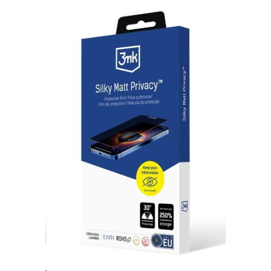3mk ochranná folie Silky Matt Privacy pro Motorola Moto G06 / Moto G06 Power 3mk ochranná folie Silky Matt Privacy pro Motorola Moto G06 / Moto G06 Power