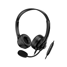 GENIUS headset HS-235U/ USB-C/ USB/ Copilot/ délka kabelu 2,4 m