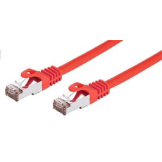C-TECH kabel patchcord Cat6, FTP, červený, 2m