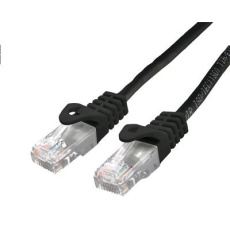 C-TECH kabel patchcord Cat6, UTP, černý, 5m