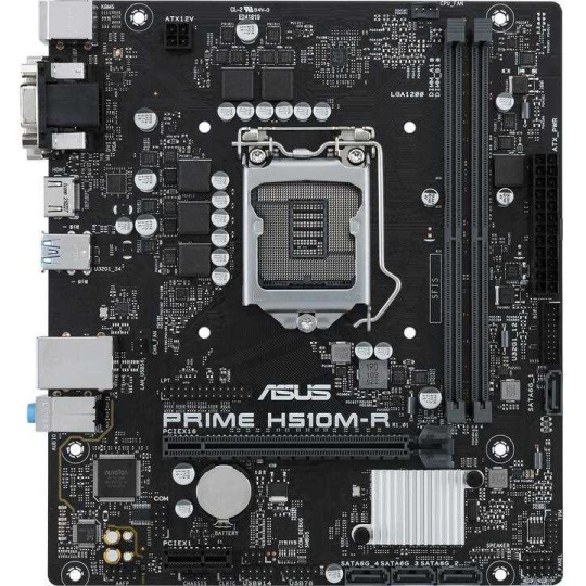 BAZAR - ASUS MB Sc LGA1200 PRIME H510M-R-SI, Intel H510, 2xDDR4, 1xHDMI, 1xDVI, 1xVGA, mATX, (Bez příslušenství)