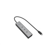 i-tec USB-C Charging Metal HUB 5port with USB-C video 8K, Power Delivery 85W