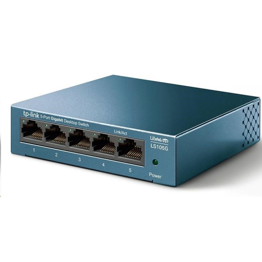 BAZAR - TP-Link LiteWave switch LS105G (5xGbE, fanless) - poškozený obal