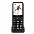 BAZAR - EVOLVEO EasyPhone LT, mobilní telefon pro seniory s nabíjecím stojánkem, černá - Poškozený obal (Komplet)
