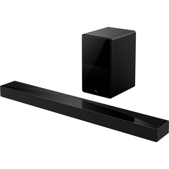 TCL Q75HE soundbar 5.1.2, 620 W, Bluetooth 5.1, WiFi 5, Dolby Atmos, Dolby TrueHD, Dolby Digital Plus, subwoofer, černá