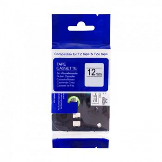kompatibilná páska pre BROTHER TZ231 čierne písmo, biela páska Tape (12mm)