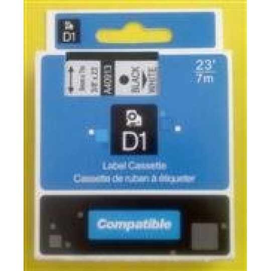 alt. páska kompatibil pre DYMO 40916 D1 Black On Blue Tape (9mm)