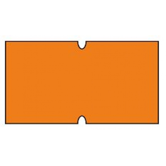 cenovkové etikety 22x12 COLAPLY - oranžové (pre etiketovacie kliešte) 1.250 ks/rol.