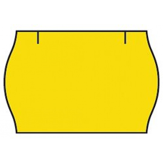 cenovkové etikety 25x16 CONTACT METO 14 - žlté (pre etiketovacie kliešte) 1.100 ks/rol.