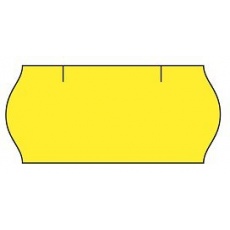 cenovkové etikety 22x12 CONTACT METO 6 - žlté (pre etiketovacie kliešte) 1.500 ks/rol.