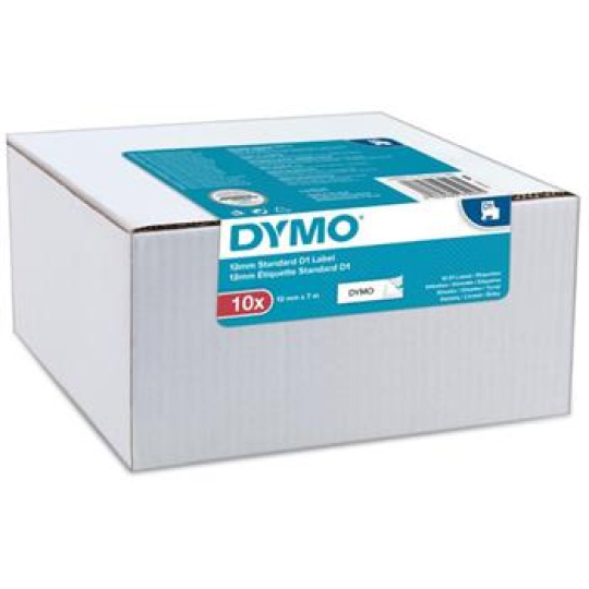 páska DYMO 45013 D1 Black On White Tape (12mm) (10ks)
