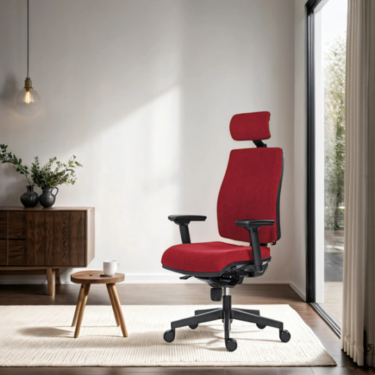 Powerton Kancelárske ergonomické kreslo Jana, Červené