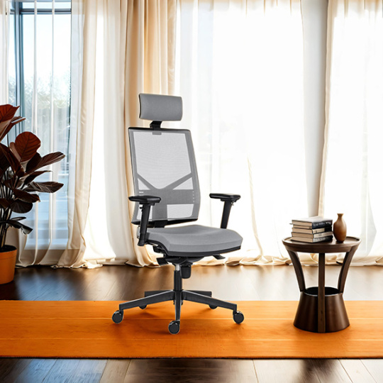Powerton Kancelárske ergonomické kreslo Marie, Šedé