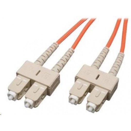 Duplexný prepojovací kábel MM 62,5/125 OM1, SC-SC, LS0H, 1m
