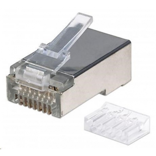 Intellinet konektor RJ45, Cat6, tienený STP, 15µ, drôt, 90 ks v balení