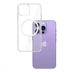 3mk MagCase pro Apple iPhone 15 Pro, čirá