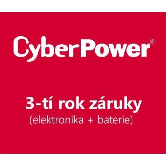 CyberPower 3. rok záruky pre BPSE240V75ART3UOA