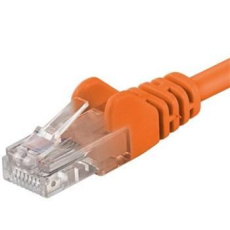 PremiumCord Patch kabel UTP RJ45-RJ45 CAT6 3m oranžová