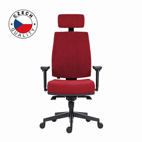 Powerton Kancelárske ergonomické kreslo Jana, Červené