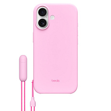 Apple Beats iPhone 17 Kickstand Case with MagSafe and Camera Control - Pebble Pink Apple Beats iPhone 17 Kickstand Case with MagSafe and Camera Control - Pebble Pink