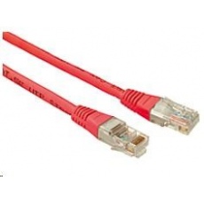 Solarix Patch kabel CAT5E UTP PVC 2m červený non-snag-proof C5E-155RD-2MB