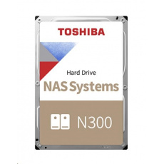 TOSHIBA HDD N300 NAS 8TB, SATA III, 7200 otáčok za minútu, 256MB cache, 3,5", DOPRAVA