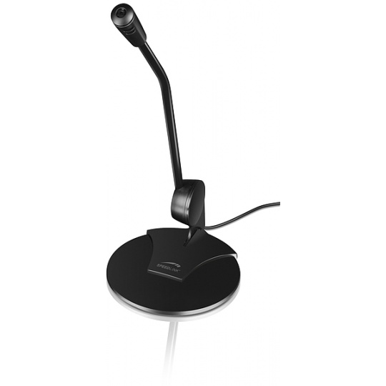 Mikrofón SPEED LINK PURE Stolný hlasový mikrofón, čierny
