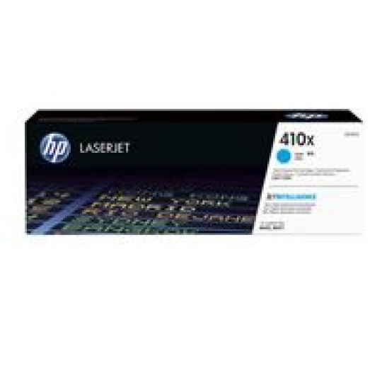 HP 410X Cyan LJ Toner Cart, CF411X (5,000 pages)