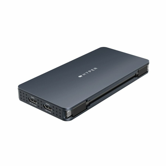 Hyper® Universal Silicon Motion® USB-C 10v1 Dual HDMI dokovacia stanica