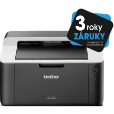 Čiernobiela laserová tlačiareň BROTHER HL-1112E - A4, 20 str./min, 600x600, 1MB, GDI, USB 2.0, čierna