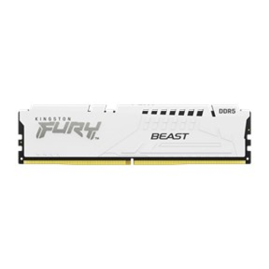 KINGSTON DIMM DDR5 16GB 5600MT/s CL36 FURY Beast Bílá EXPO