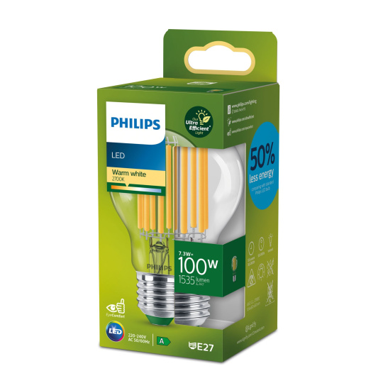 PHILIPS žárovka LED CLA 100WA60 E27 2700K CL UE SRT4