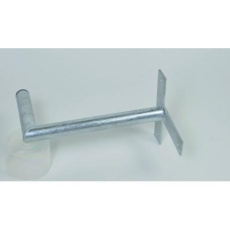 Držák antény na zeď, tvar T, žárový zinek, délka 35cm Držák antény na zeď, tvar T, žárový zinek, délka 35cm