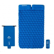 Naturehike nafukovací dvojitá karimatka FC-13 1000g - modrá Naturehike nafukovací dvojitá karimatka FC-13 1000g - modrá