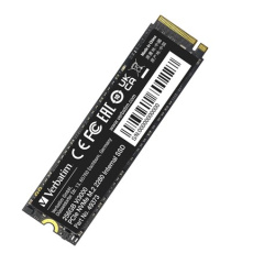 VERBATIM SSD Vi3000 Internal PCIe NVMe M.2 SSD 256GB , W 1300/ R 3300 MB/s